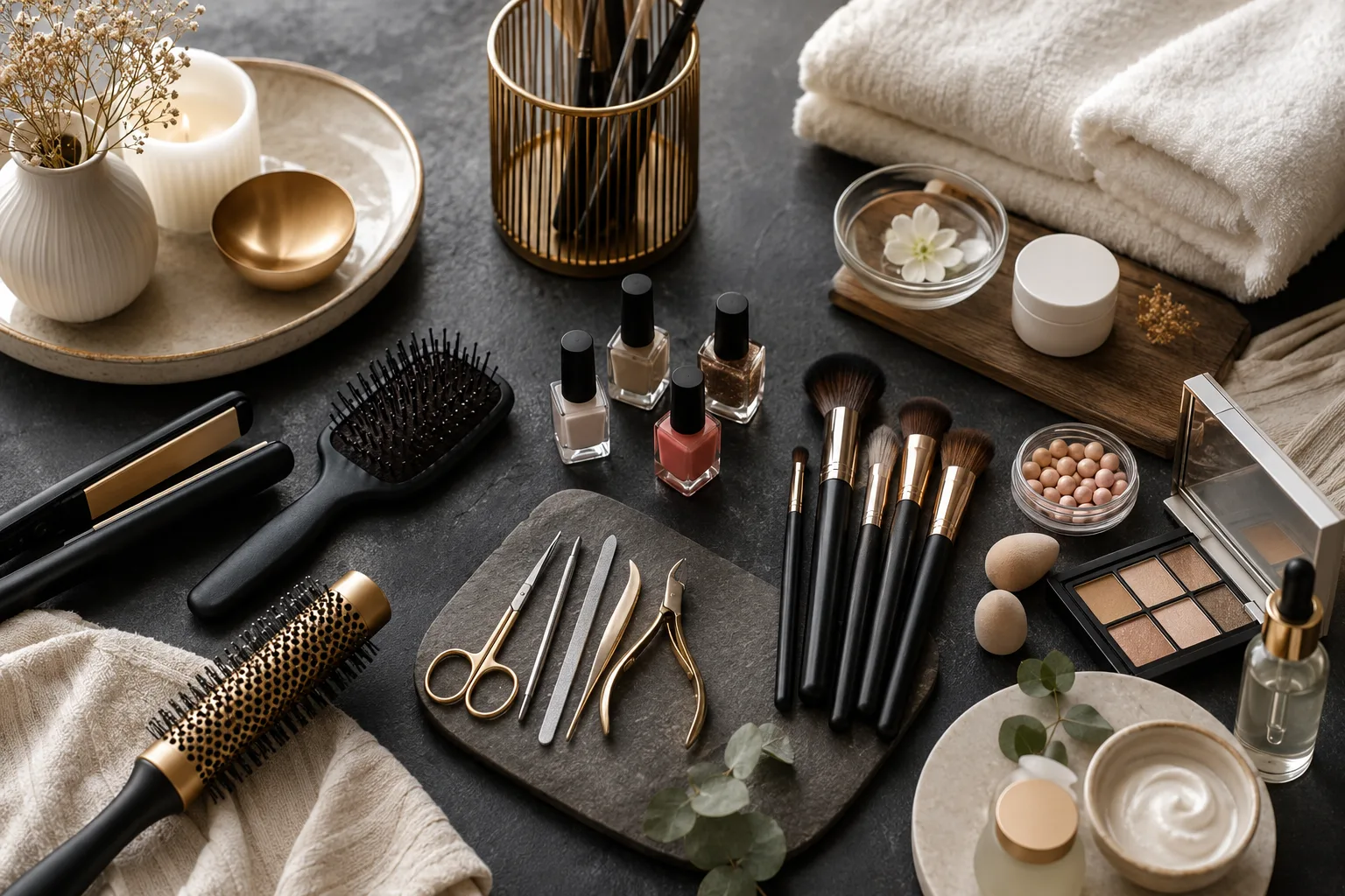 Hair, nails, makeup and skincare services for women